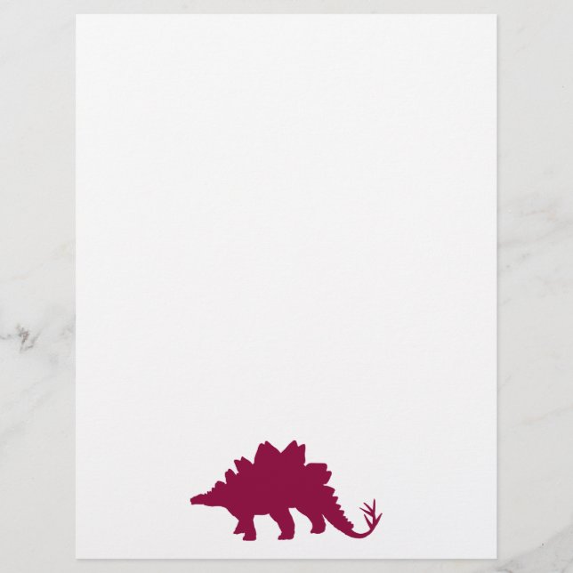 Maroon Dinosaur (Devant)