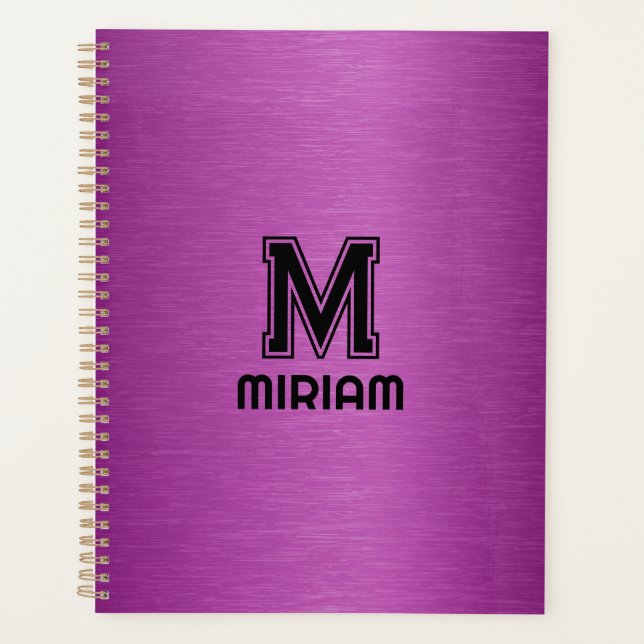 Maroon Rouge texture métallique personnalisée Text (Devant)