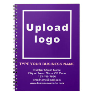 Marque commerciale sur cahier violet