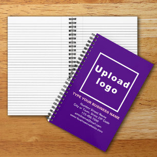 Marque commerciale sur Carnet spiral violet