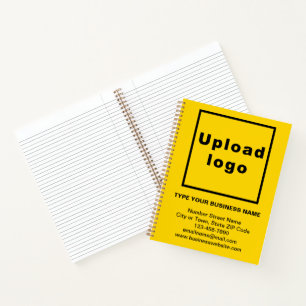 Marque commerciale sur grand Carnet spiral jaune