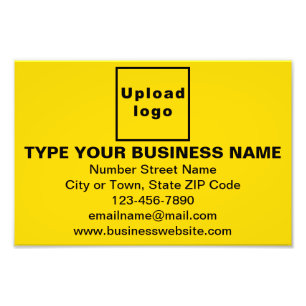 Marque commerciale sur impression photo rectangula