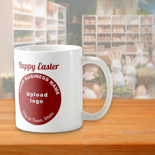 Marque d'affaires rouge Pâques Tasse