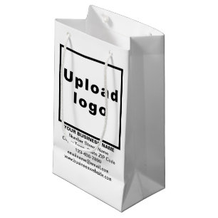 Marque d'affaires sur blanc Petit format sac cadea