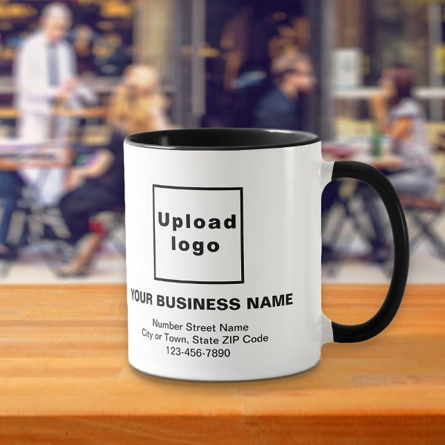 Marque d'affaires sur la Mug Combo (Build brand name awareness. Your business brand on combo mug.)