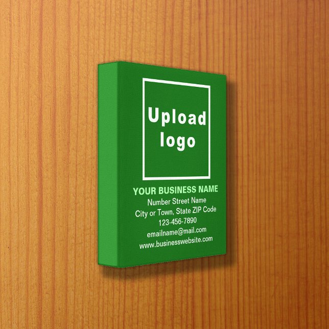 Marque d'affaires sur toile verte (Créateur téléchargé)