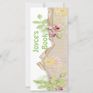 Marque de livre Signet papillon personnalisable