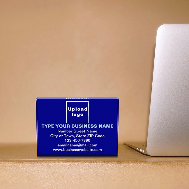 Marque d'entreprise sur le bloc photo rectangle bl (Créateur téléchargé)
