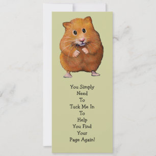 MARQUE DU LIVRE HAMSTER : "Tuck Me In"