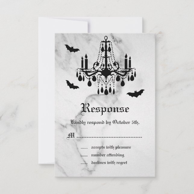 Marque Halloween RSVP (Devant)