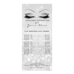 Marque Liste de prix Lashes Extension Gris Argent2