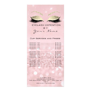 Marque Liste de prix Lashes Extension Pink Gold