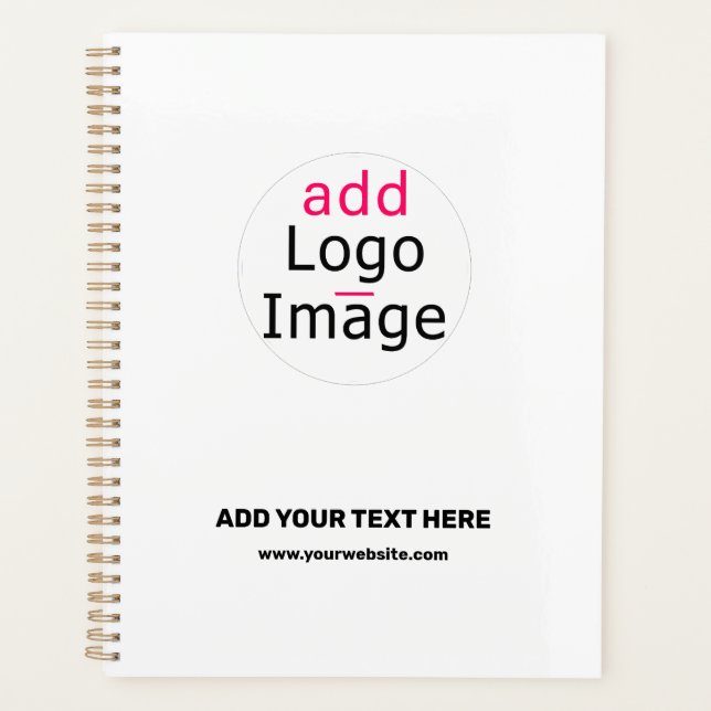 Marque moderne moderne tendance blanche (Devant)