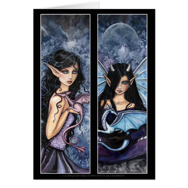 Marque-page du Dragon Fée par Molly Harrison (Devant)