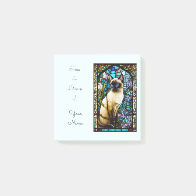 Marque-page signet Post-It Notes de chat amovibles (Devant)