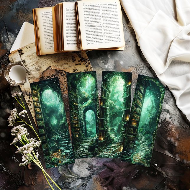 Marque-pages irlandais, marque-pages de bibliothèq (collection of unique fantasy library bookmarks)