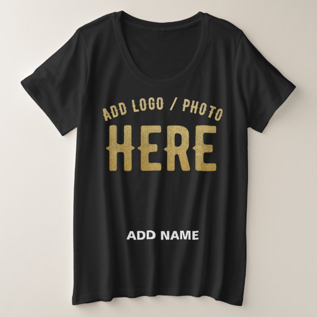 MARQUE VERIFIEE NOIRE PERSONNALISABLE MODERNE ET C (Design devant)