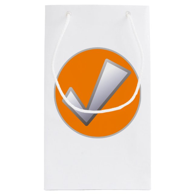 Marquer le bouton "Bon" Sac cadeau (Dos)