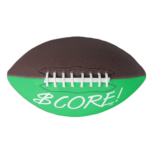 Marquer un ballon de football avec un signe dollar (Devant)