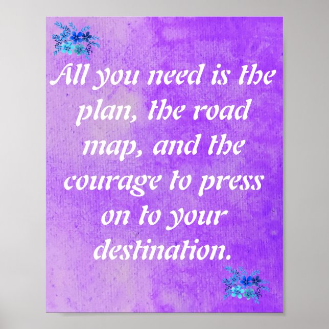 Marques à skis | Créez votre propre affiche de mot (Devant)