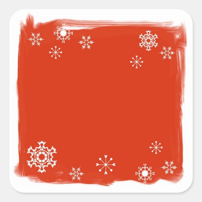 Marques de nom de Noël ou Stickers personnalisable (Devant)