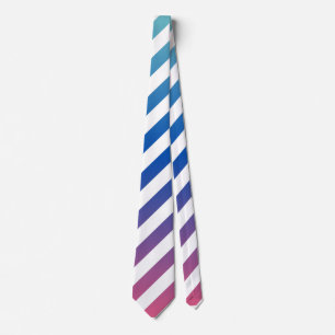 Marques de ski Design Cravate couleur bleu blanc
