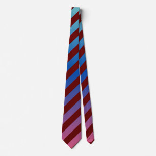 Marques de ski Design Maroon bleu Cravate couleur 