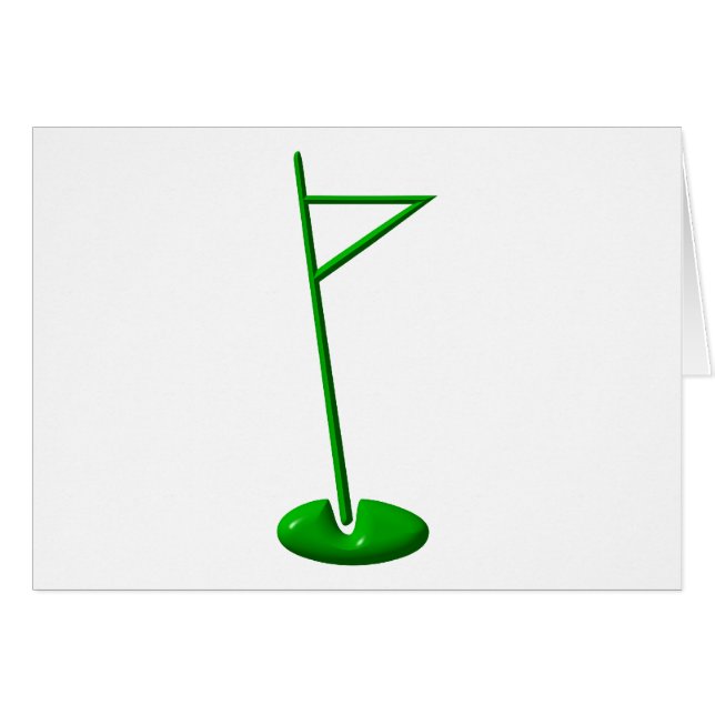 Marqueur de trous de golf (Devant horizontal)