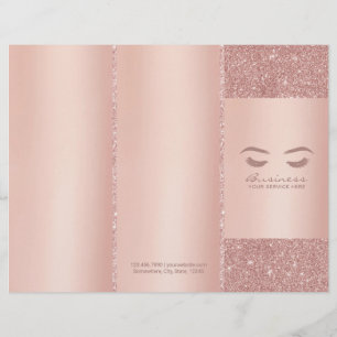 Marqueur Rose Gold Salon Tri-Fold