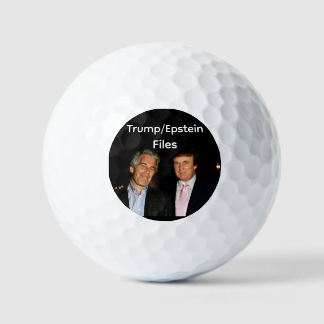 Marqueurs de balle de golf Trump/Epstein Files (Recto)