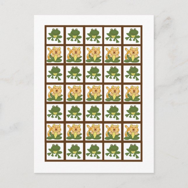 Marqueurs de cartes de bingo Jungle Baby (Devant)