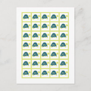 Marqueurs de cartes de bingo Tortues de mer bleues