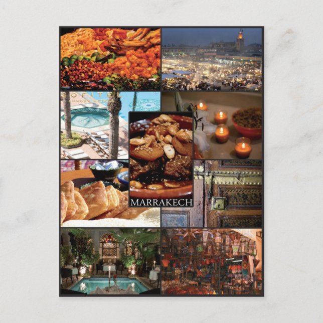 Marrakech - Maroc - Carte postale (Devant)