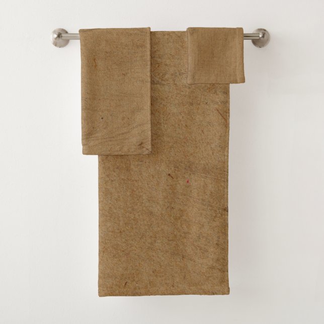 Marron Rustique Aspect Bois Faux Grange (En situation)
