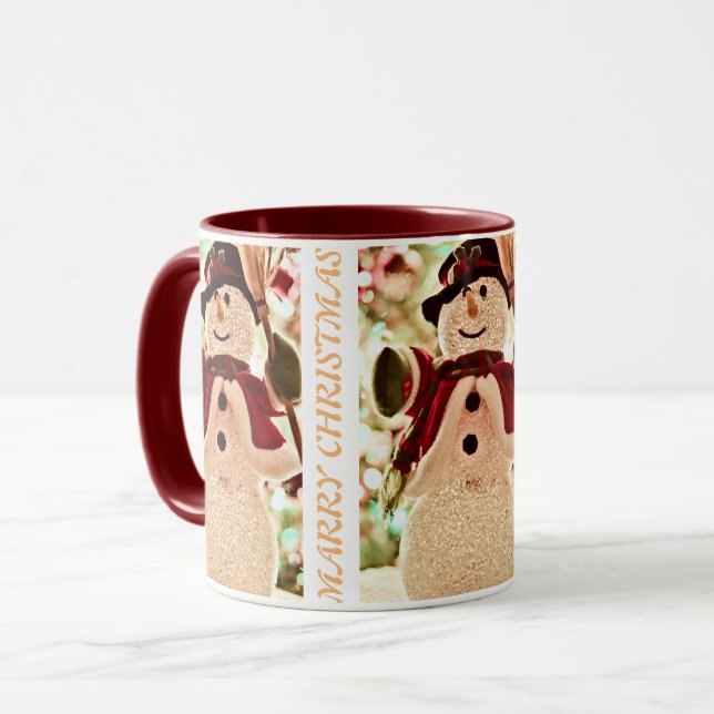 MARRY CHRISTMAS GOLD MUGS (Devant gauche)