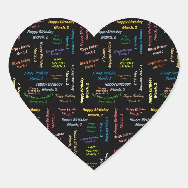 Mars 2 Anniversaire Sticker (Devant)