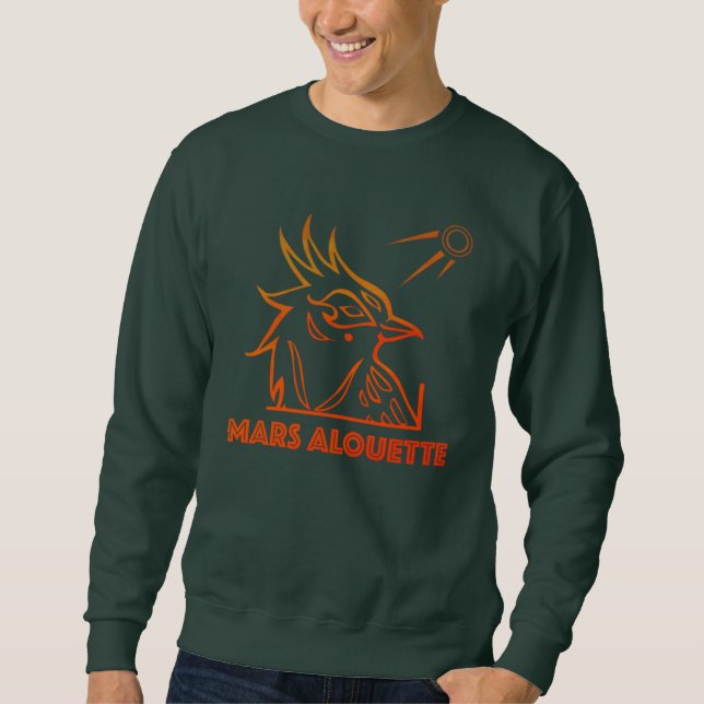Mars Alouette sweatshirt vert foncé (Devant)