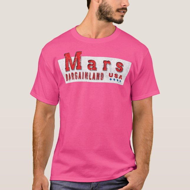 Mars Bargainland USA T-Shirt - New Bedford, MA (Devant)