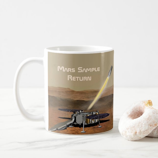 Mars Échantillon Retour Mission Mug (Avec donut)