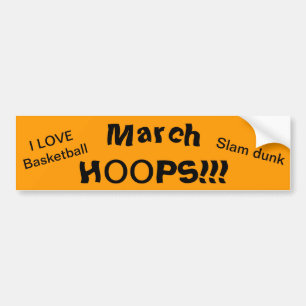 Mars HOOPS Love Basketball Sticker