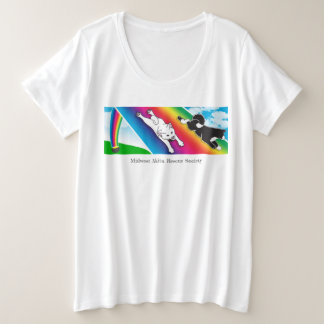 MARS plus le T-shirt chanceux de taille, marque