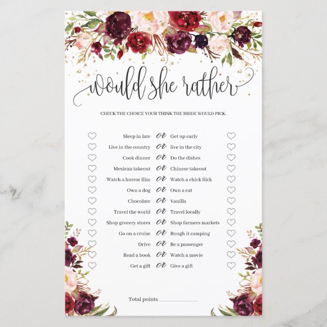 Marsala burugna or floral serait-elle plutôt jeu (Devant)