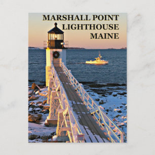 Marshall Point Light, carte postale du Maine