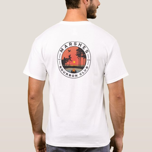 Marshes Bourbon Club - T-shirt classique (Dos)