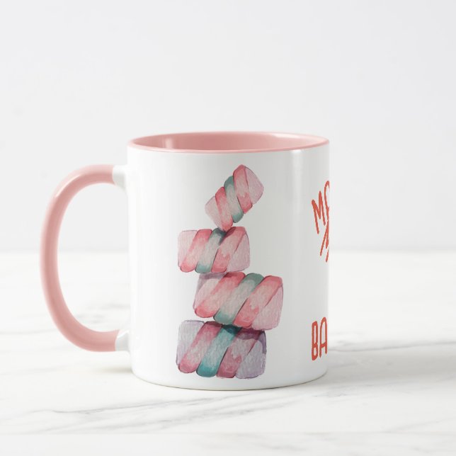 Marshmallow Balance Candy Pun Mug (Gauche)