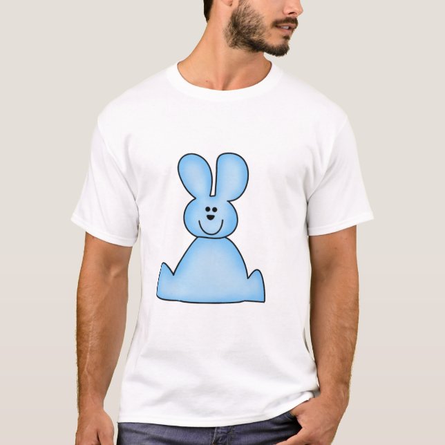 Marshmallow Bunny (bleu) Tshirts et cadeaux (Devant)