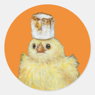 Marshmallow Peep autocollants