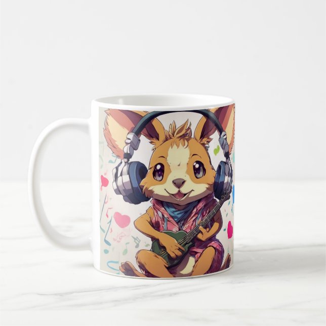 "Marsupial mélodique : mignonne Mug d'Amour Musiqu (Gauche)