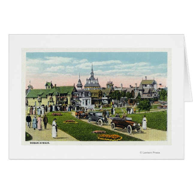 Martha's Vineyard, Vue sur Ocean Avenue (Devant horizontal)