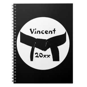 Martial Arts Black Belt Carnet